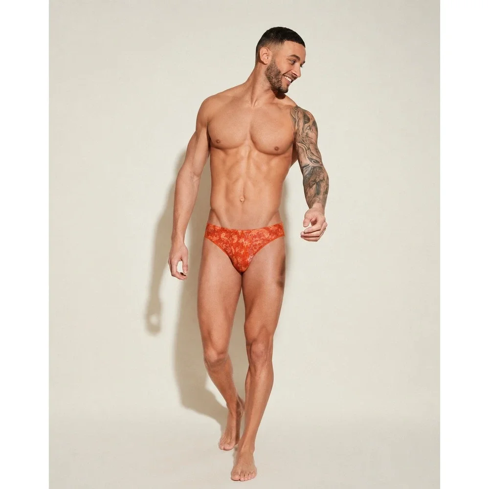 COSABELLA NSN Men's Printed Comfort Micro Brief Sahara‎ Tiger / Size L - NWT